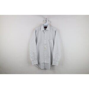 Deadstock Vintage 80s 90s Streetwear Mens 15 32/33 Single Needle Button Shirt